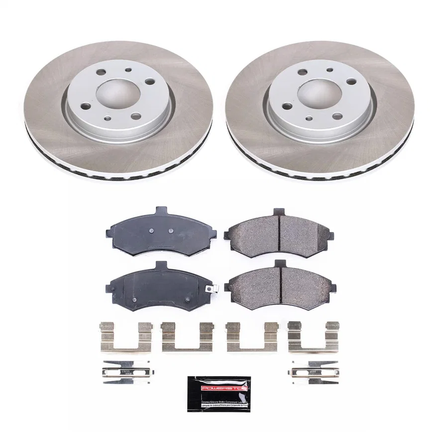 Front SEMI-COATED ROTOR KIT for Subaru Legacy