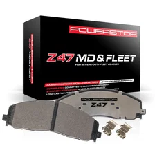 Rear Z47 MD and Fleet Carbon-Fiber Semi-Met Brake Pads with Hardware Kit for Ford image 2