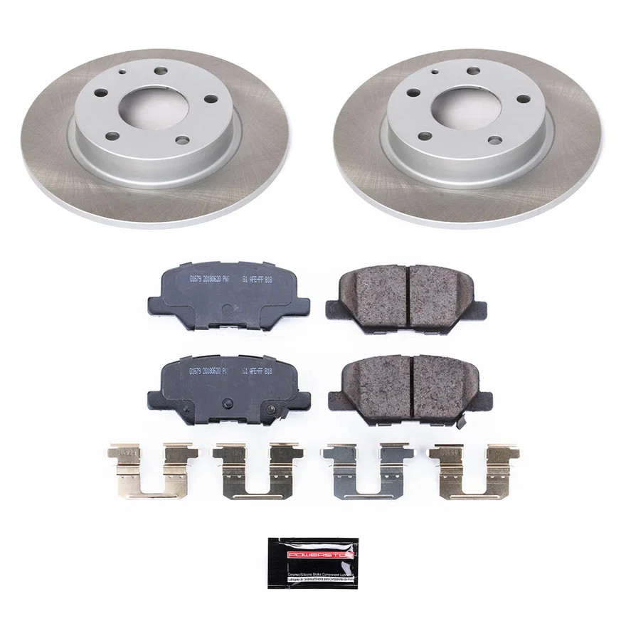 Rear SEMI-COATED ROTOR KIT for Mazda 3
