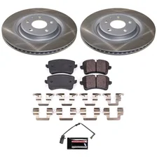 Rear SEMI-COATED ROTOR KIT for Audi A8 Quattro image 1