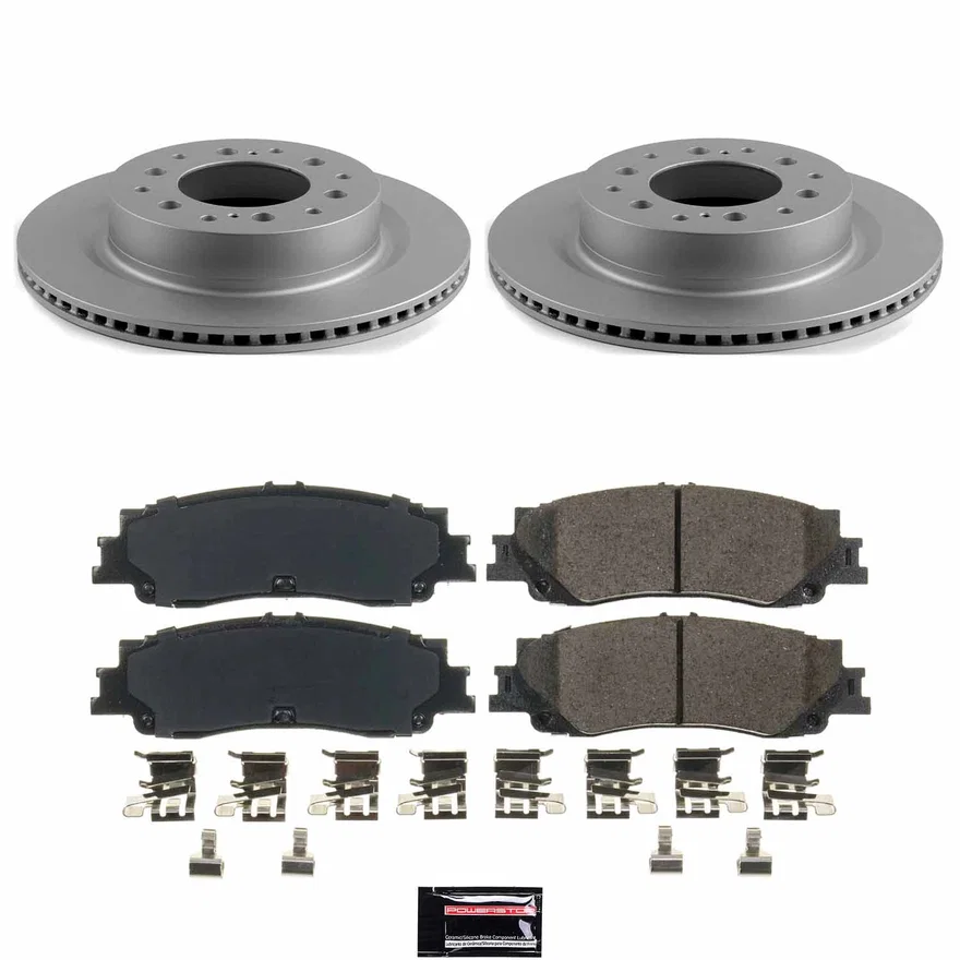 Rear Z17 COATED BRAKE KIT for Toyota