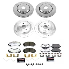 Front and Rear Z26 STREET BRAKE KIT for Acura TLX image 1