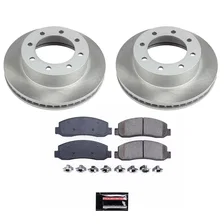 Front SEMI-COATED ROTOR KIT for Ford image 1