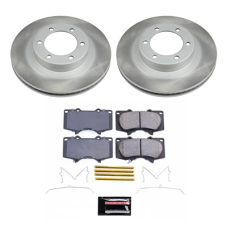 Front SEMI-COATED ROTOR KIT for Toyota 4Runner