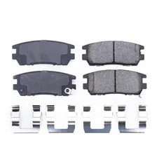 Rear Z17 EVO CERAMIC PAD W/HDW for Mitsubishi Montero image 2