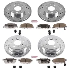 Front and Rear Z26 STREET BRAKE KIT for Honda CRX image 2
