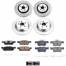 Front and Rear Z17 COATED BRAKE KIT for Lincoln MKX image 2