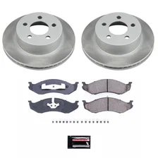 Front SEMI-COATED ROTOR KIT for Jeep image 1