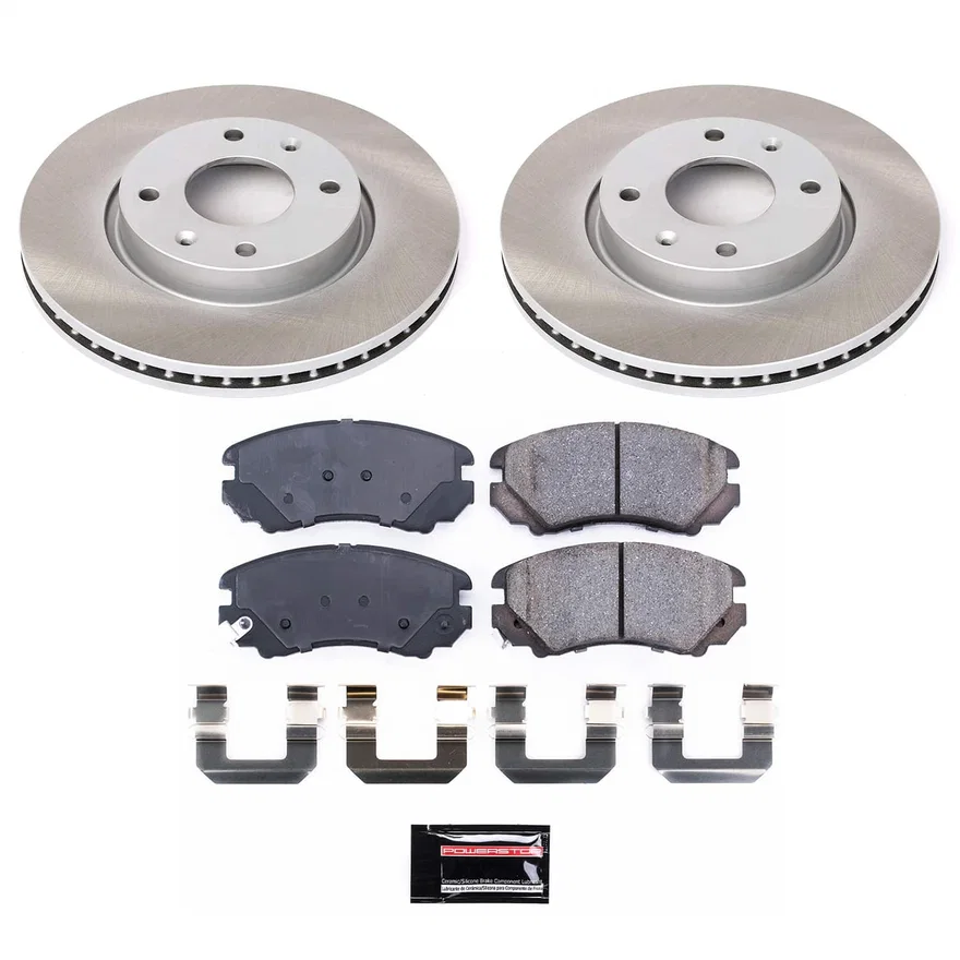 Front SEMI-COATED ROTOR KIT
