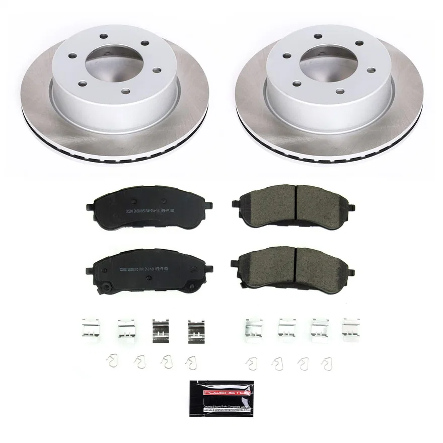 Rear SEMI-COATED ROTOR KIT for Ford Ranger