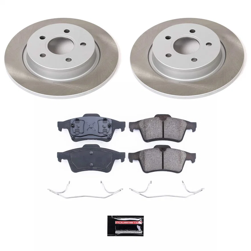 Rear SEMI-COATED ROTOR KIT for Volvo