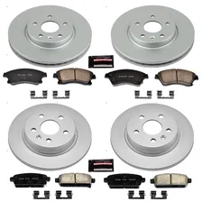 Front and Rear Z17 COATED BRAKE KIT for Chevrolet image 2