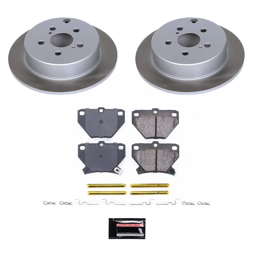 Rear SEMI-COATED ROTOR KIT