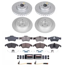 Front and Rear Z23 COATED BRAKE KIT for Mercedes-Benz E250 image 1