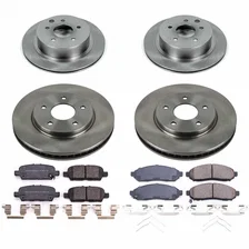 Front and Rear AUTOSPECIALTY BRAKE KIT for Nissan LEAF image 2