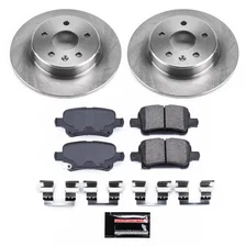 Rear SEMI-COATED ROTOR KIT for Chevrolet image 1