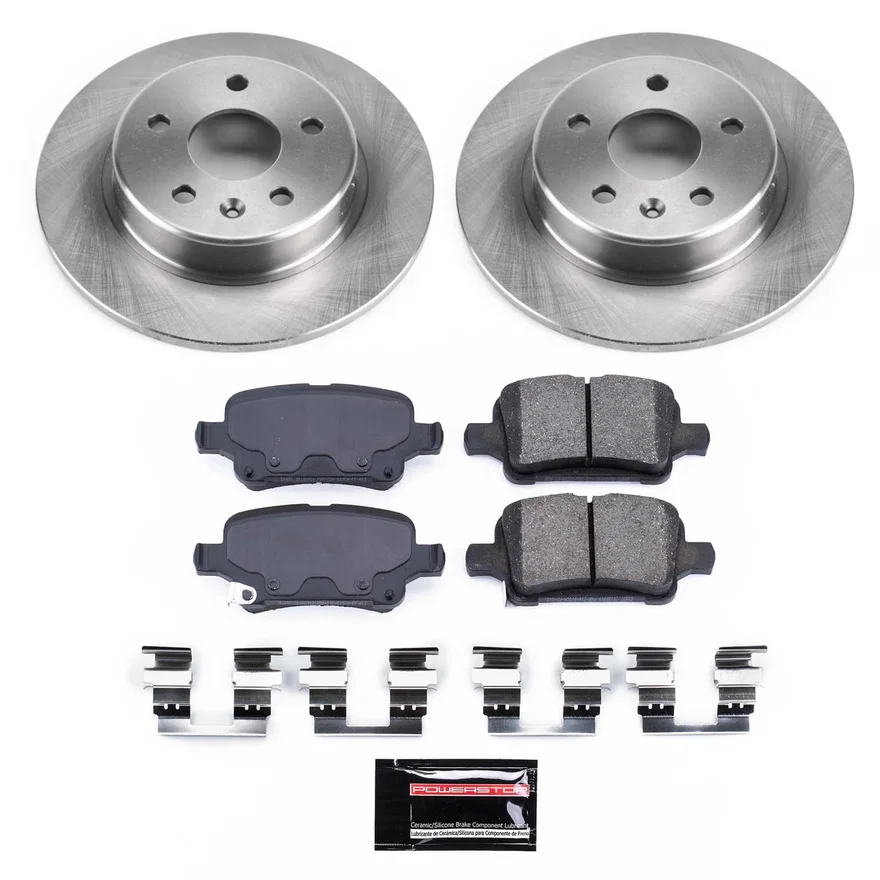 Rear SEMI-COATED ROTOR KIT for Chevrolet