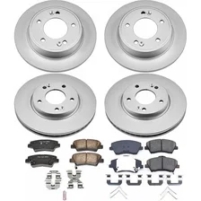 Front and Rear Z17 COATED BRAKE KIT for Hyundai Elantra image 2