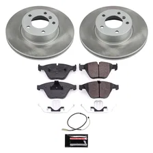 Front SEMI-COATED ROTOR KIT for BMW image 1