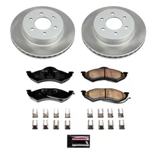 Front SEMI-COATED ROTOR KIT for Dodge image 1