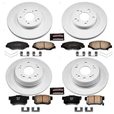 Front and Rear Z17 COATED BRAKE KIT for Honda CR-V image 2