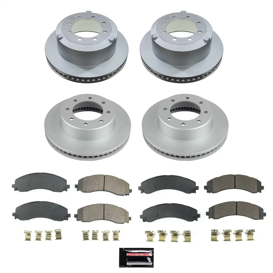 Front and Rear Z17 COATED BRAKE KIT for Ram 3500