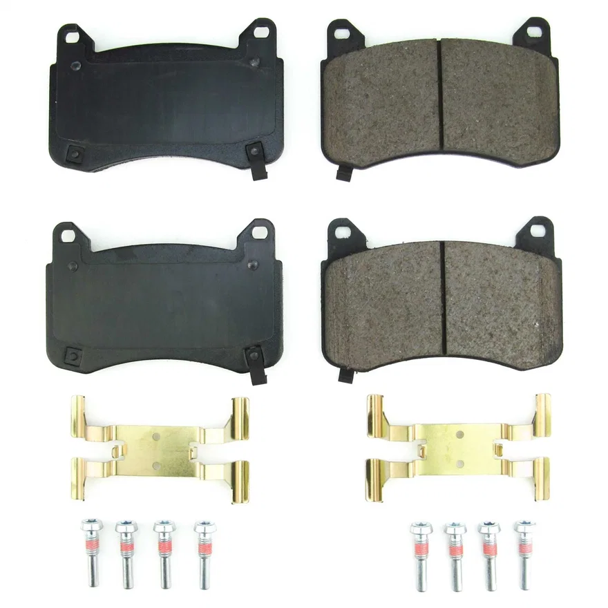 Front Z17 EVO CERAMIC PAD W/HDW for Tesla