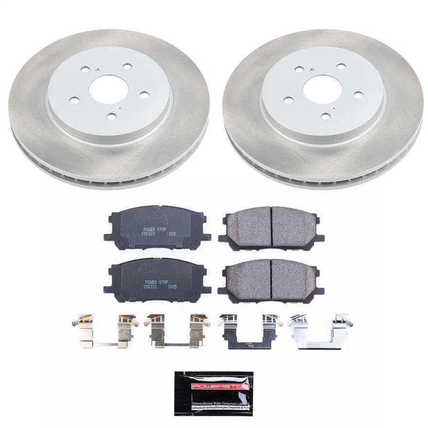 Front SEMI-COATED ROTOR KIT for Lexus