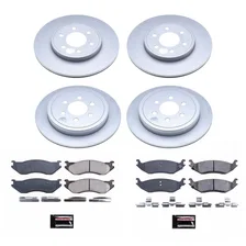 Front and Rear Z17 COATED BRAKE KIT for Dodge Durango image 2