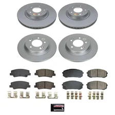 Front and Rear Z17 COATED BRAKE KIT image 1