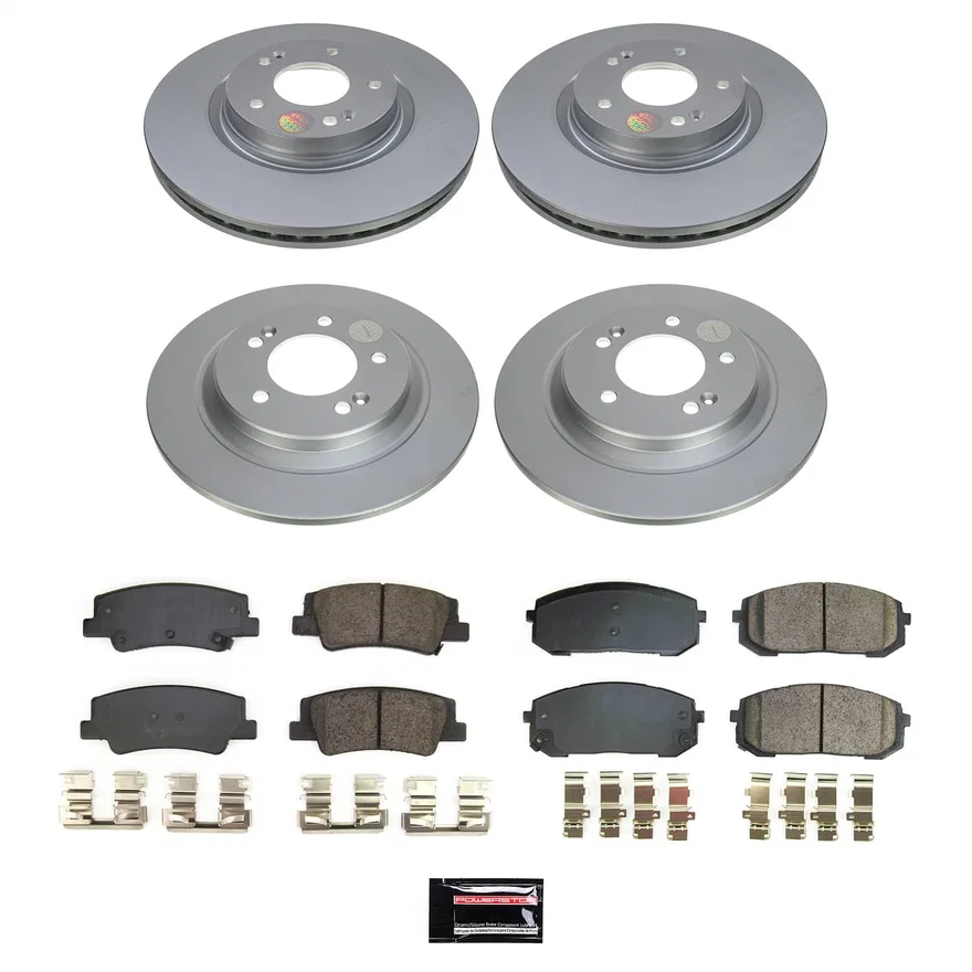 Front and Rear Z17 COATED BRAKE KIT
