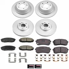 Front and Rear Z17 COATED BRAKE KIT for Kia Sedona image 2