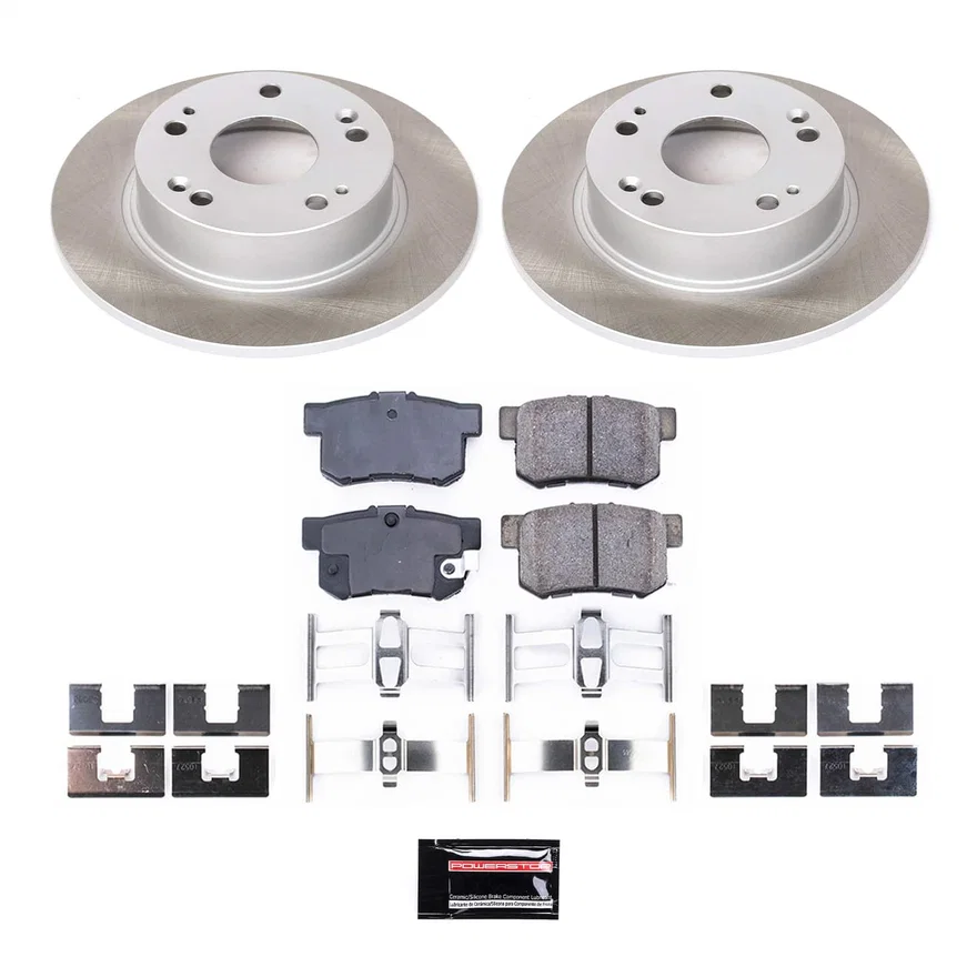 Rear SEMI-COATED ROTOR KIT