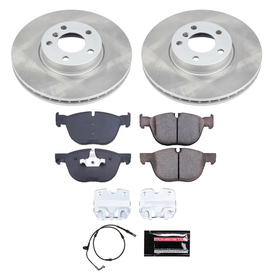 Front SEMI-COATED ROTOR KIT for BMW X5