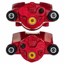 Rear RED CALIPER PAIR W/BRKT for Dodge Dakota image 3