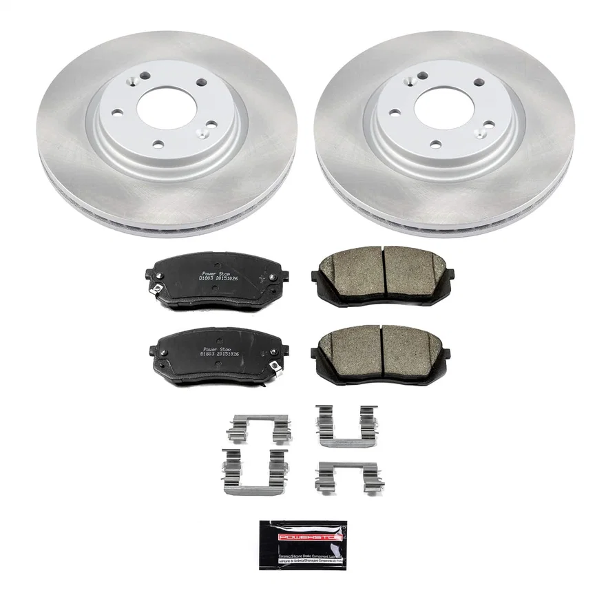 Front SEMI-COATED ROTOR KIT for Hyundai Sonata