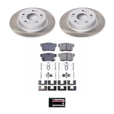 Rear SEMI-COATED ROTOR KIT for Honda Accord image 1