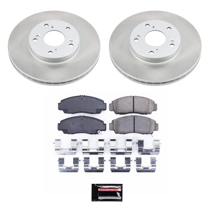 Front SEMI-COATED ROTOR KIT for Honda Accord