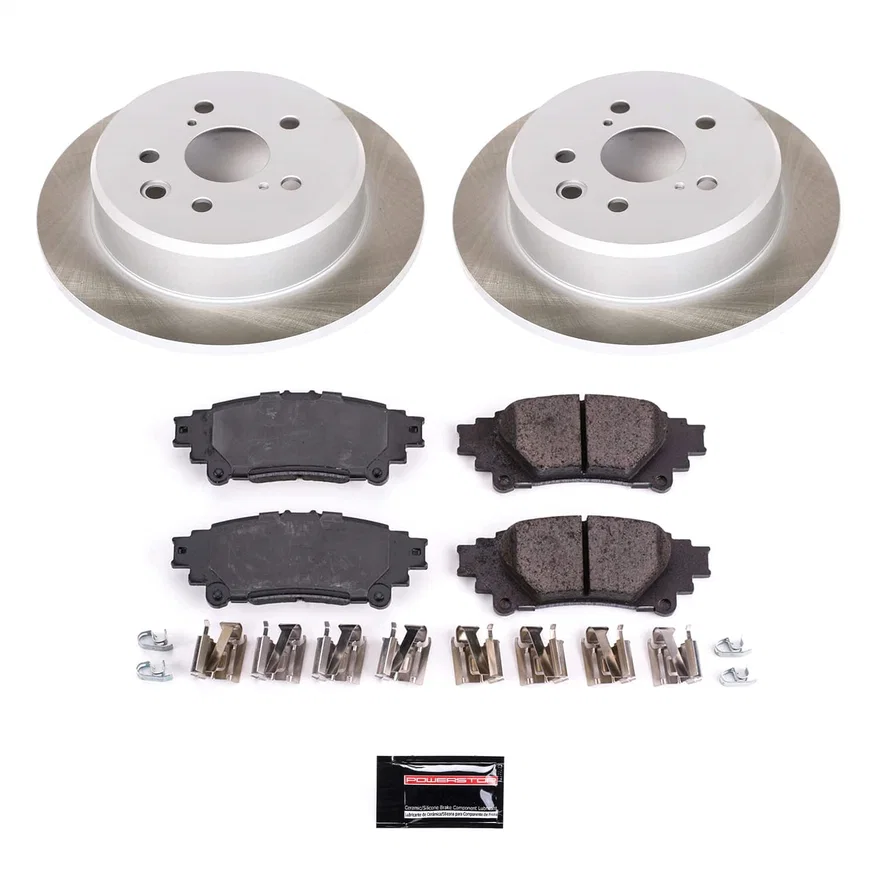 Rear SEMI-COATED ROTOR KIT for Lexus IS250