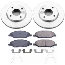 Front Z17 COATED BRAKE KIT for Nissan Versa image 2