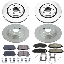 Front and Rear Z17 COATED BRAKE KIT for Acura MDX image 2
