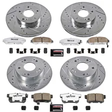Front and Rear Z26 STREET BRAKE KIT for Honda Accord image 2