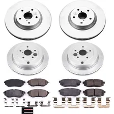 Front and Rear Z17 COATED BRAKE KIT for Subaru image 2