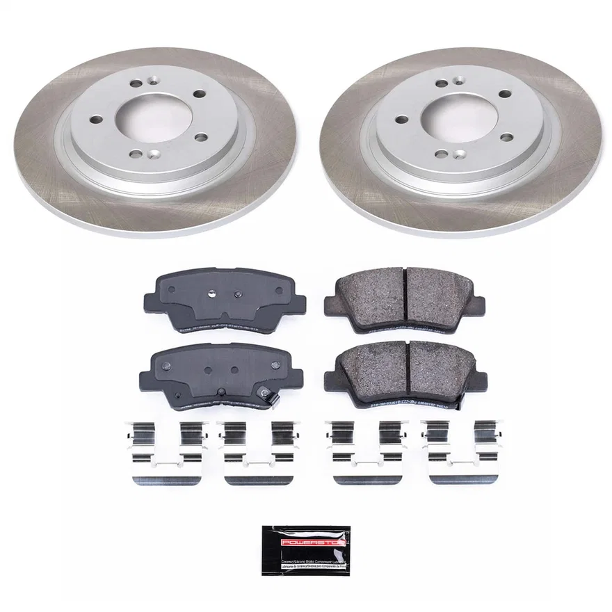 Rear SEMI-COATED ROTOR KIT