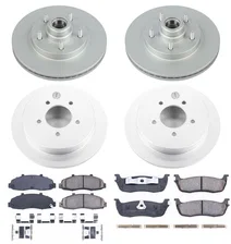 Front and Rear Z17 COATED BRAKE KIT for Ford F-150 image 2