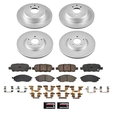 Front and Rear Z17 COATED BRAKE KIT image 1