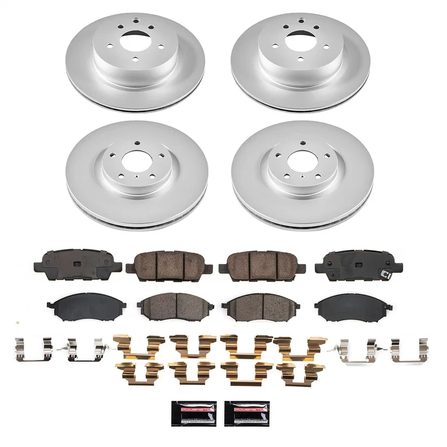 Front and Rear Z17 COATED BRAKE KIT