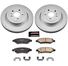 Rear Z17 COATED BRAKE KIT for Cadillac CTS image 2