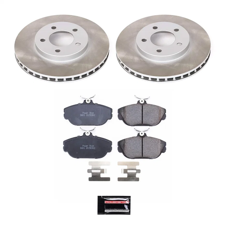 Front SEMI-COATED ROTOR KIT