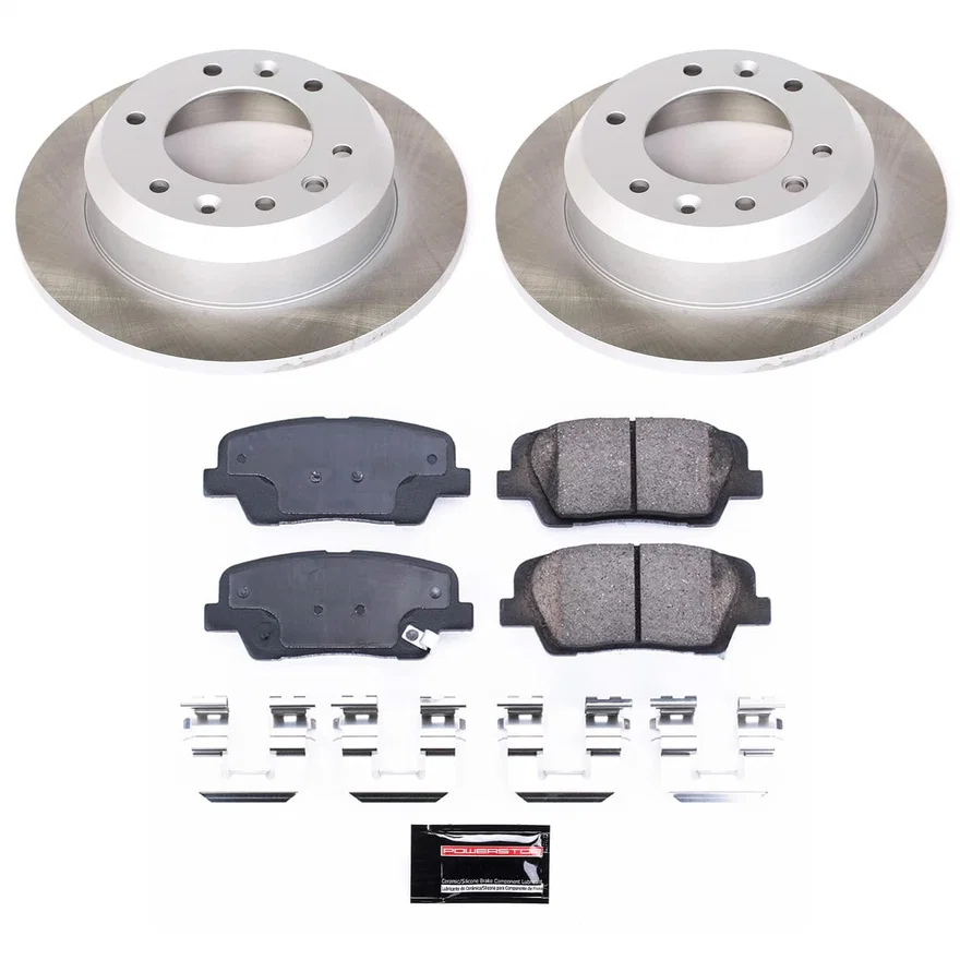 Rear SEMI-COATED ROTOR KIT